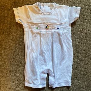 NWOT embroidered baby romper